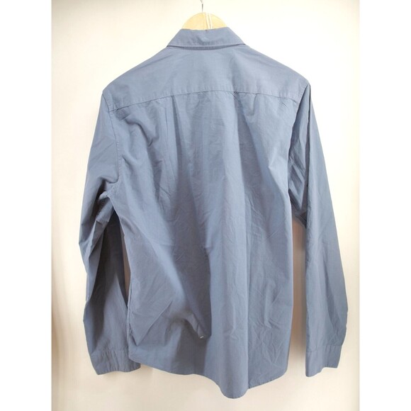 Lafaurie Mens Clark Shirt Regular Long Sleeve Dress Button Shirt Size Large Gray - Picture 7 of 7